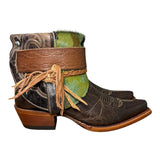 5.5 Brown & Camo Hair-on Hide Canty Boots®