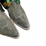 8.5 Brown Rough Out & Camo Crystals Canty Boots®