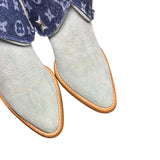 6 Baby Blue Rough Out & Designer Denim Canty Boots®