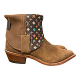 8 Brown Rough Out & Designer Canty Boots®