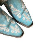 6.5 Teal Embroidered & Designer Canty Boots®