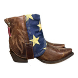 7.5 Brown & American Flag Canty Boots®