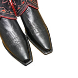 6.5 Tooled Black & Red Canty Boots®