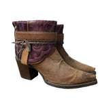 6.5 Brown & Purple Canty Boots®