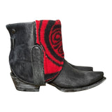 6.5 Black & Red Wool Canty Boots®