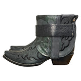 7 Embroidered Black & Camo Leather Canty Boots®