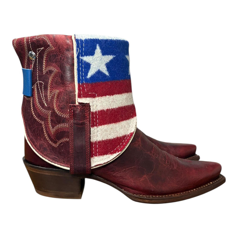 6 Red & Americana Wool Canty Boots®