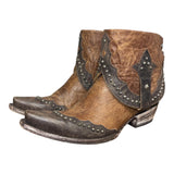 7.5 Two Toned & Studded Canty Boots®