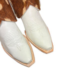 7.5 White & Spotted Hair-on Hide Canty Boots®