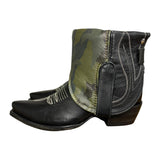 7.5 Black & Camo Leather Canty Boots®
