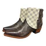 11 Brown & Designer Canty Boots® with Silver Conchos