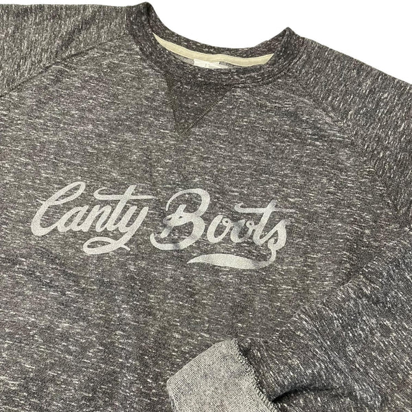 Canty Boots® Heather Gray Crew Neck Sweatshirt