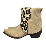 6 Embroidered Tan & Leopard Canty Boots®