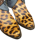 8 Leopard & Embroidered Black Canty Boots®