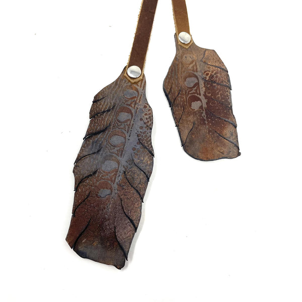 Leather Feather Strap
