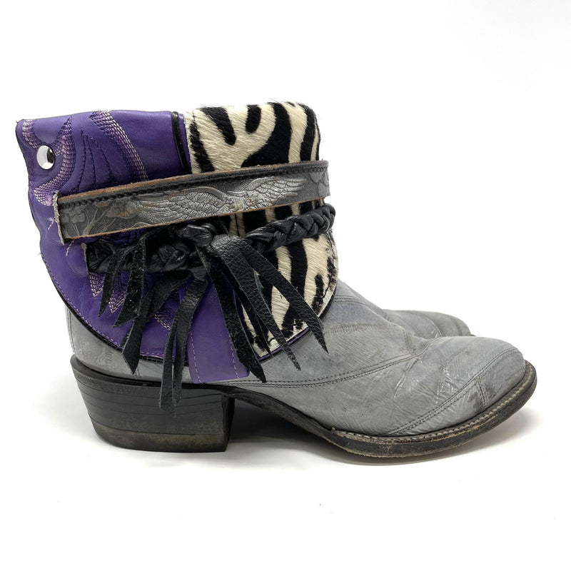 6 Exotic Gray/ Purple Canty Boots®
